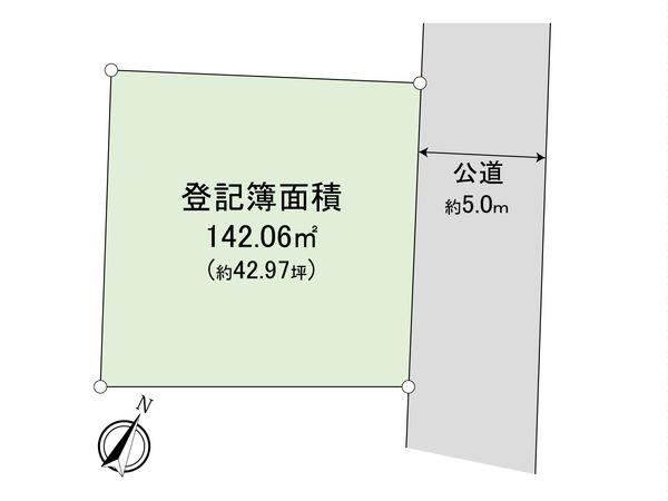 坂戸市西坂戸4丁目 土地 区画図 区画図