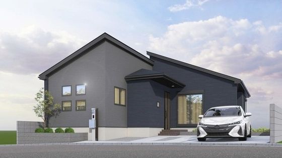 川越市かすみ野3丁目新築戸建 外観パース図