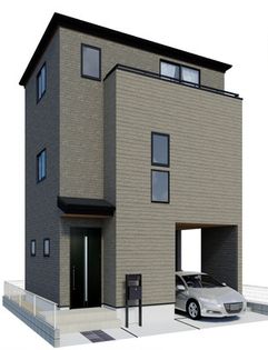 川越市大字藤間新築戸建 外観パース図