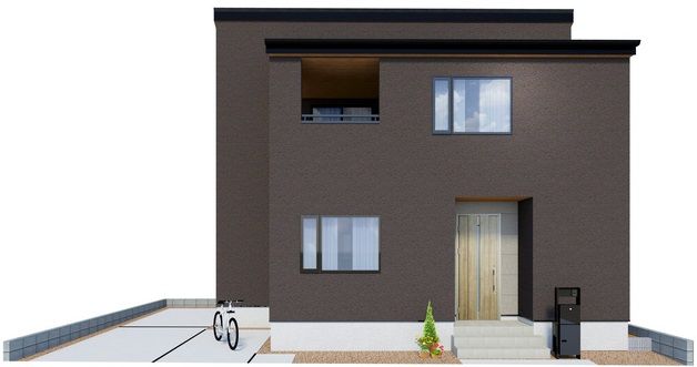川越市大字大仙波新築戸建 外観パース図