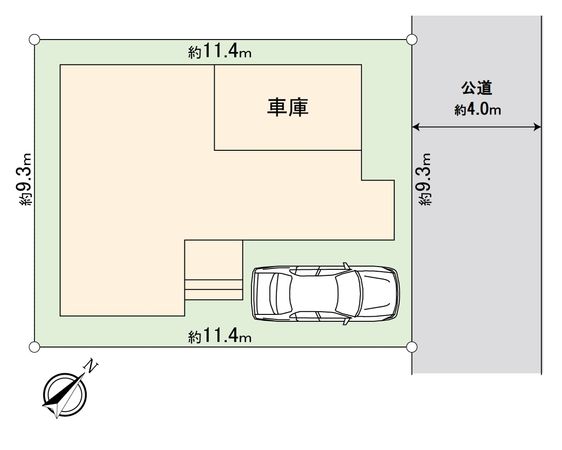 川越市旭町3丁目 戸建 区画図 川越市旭町3丁目 戸建 区画図