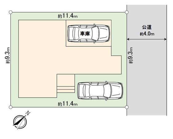 川越市旭町3丁目 戸建 区画図