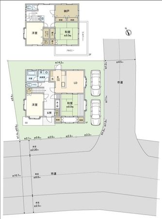 川越市霞ケ関東4丁目 戸建 間取図(平面図) 川越市霞ケ関東4丁目 戸建 間取図(平面図)