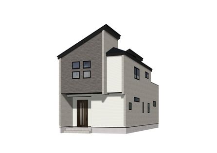 川越市仙波町3丁目 新築戸建2号棟 外観パース図