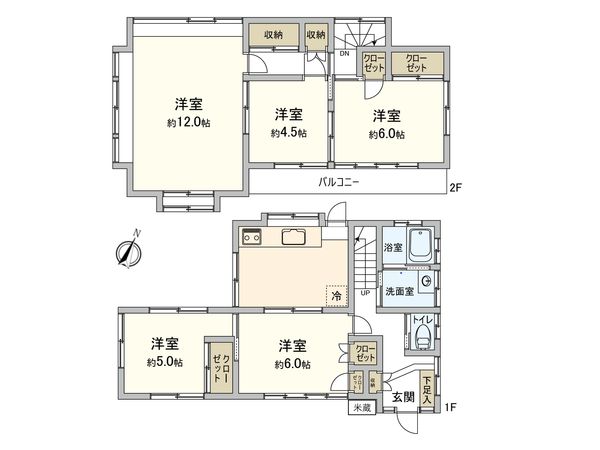 川越市大字藤間 戸建 間取図(平面図)
