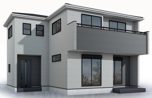 川越市大字下広谷新築戸建 外観パース図