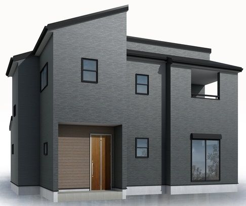 川越市大字的場新築戸建2号棟 外観パース図