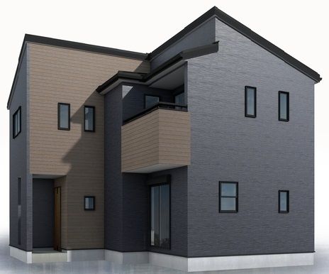 川越市旭町3丁目新築戸建 外観パース図