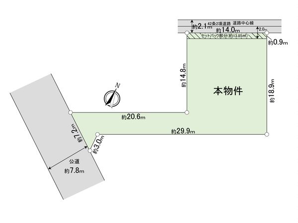 坂戸市大字中小坂 戸建 区画図 坂戸市大字中小坂 戸建 区画図