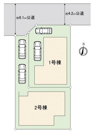 川越市むさし野新築戸建2号棟 全体区画図 全体区画図
