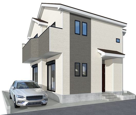 川越市大字南田島新築戸建 外観パース図