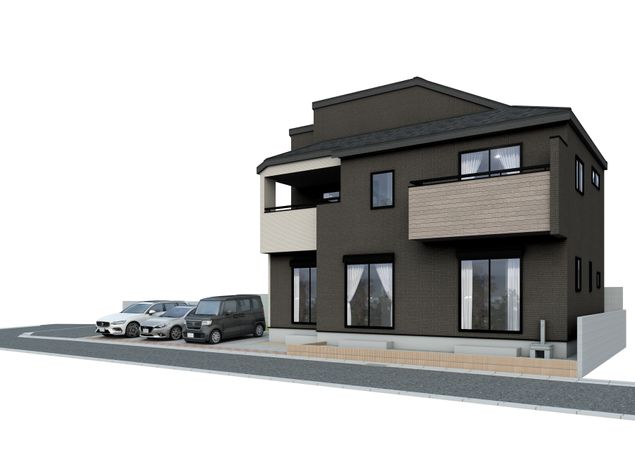 川越市南大塚5丁目 新築戸建 外観パース図 川越市南大塚5丁目 新築戸建 外観パース図