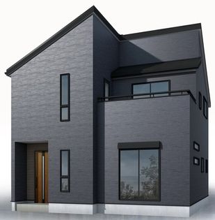 川越市上野田町新築戸建1号棟 外観パース図