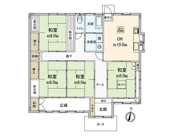 川越市大字山城 戸建 間取図(平面図) 川越市大字山城 戸建 間取図(平面図)