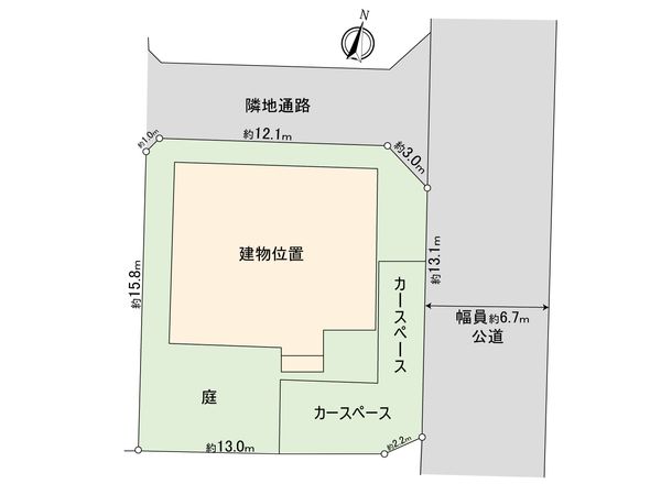 川越市大字山城 戸建 区画図 川越市大字山城 戸建 区画図