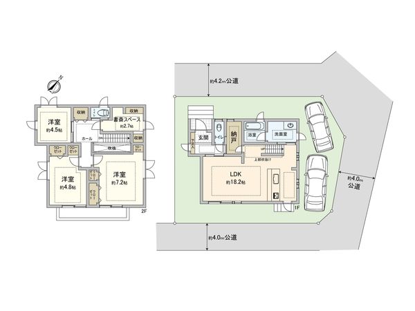 川越市砂新田5丁目 戸建 間取図(平面図) 川越市砂新田5丁目 戸建 間取図(平面図)