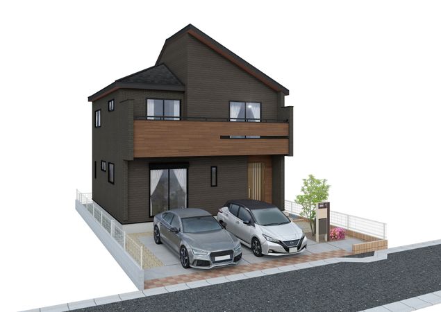 ふじみ野市西2丁目 新築戸建 外観パース図 ふじみ野市西2丁目 新築戸建 外観パース図