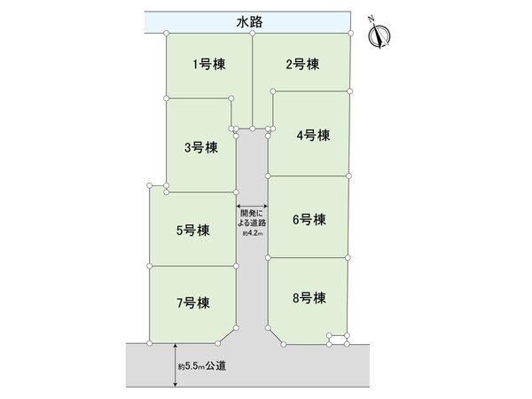 川越市小仙波町2丁目新築戸建3号棟 全体区画図 川越市小仙波町2丁目新築戸建3号棟 全体区画図