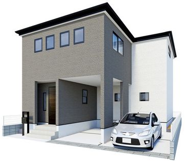 川越市霞ケ関北6丁目新築戸建 外観パース図