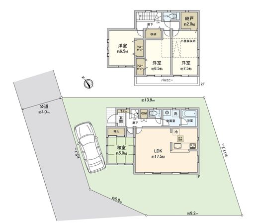 川越市中台南1丁目 中古戸建 間取図(平面図) 川越市中台南1丁目 中古戸建 間取図(平面図)