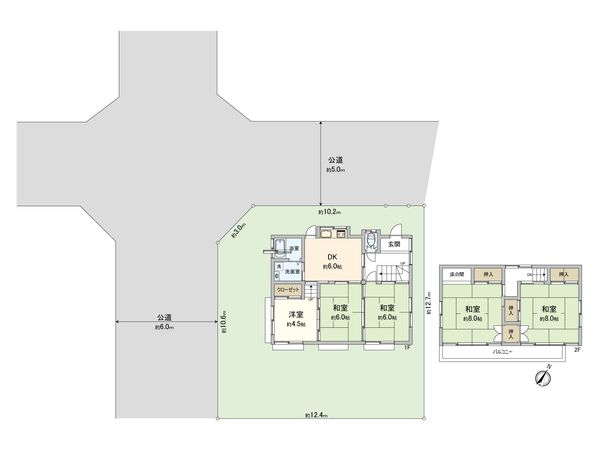 坂戸市西坂戸1丁目 戸建 間取図(平面図) 坂戸市西坂戸1丁目 戸建 間取図(平面図)