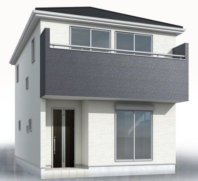 川越市大字的場新築戸建 外観パース図