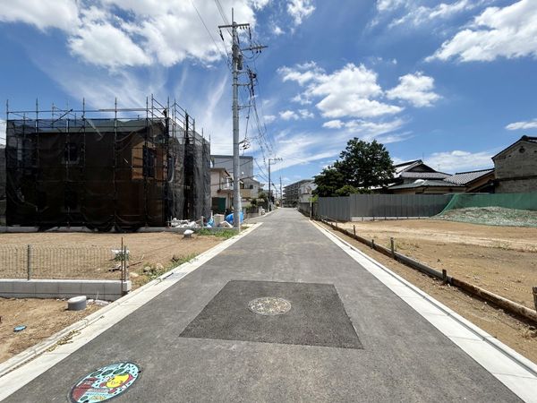 川越市中台3丁目新築戸建F号棟 前面道路含む外観 川越市中台3丁目新築戸建F号棟 前面道路含む外観