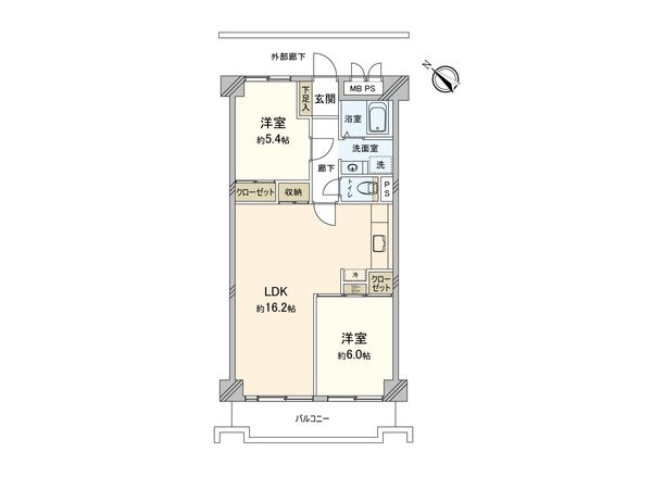 川越シティハイツ 間取図(平面図) 間取図(平面図)
