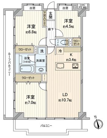 間取図(平面図)