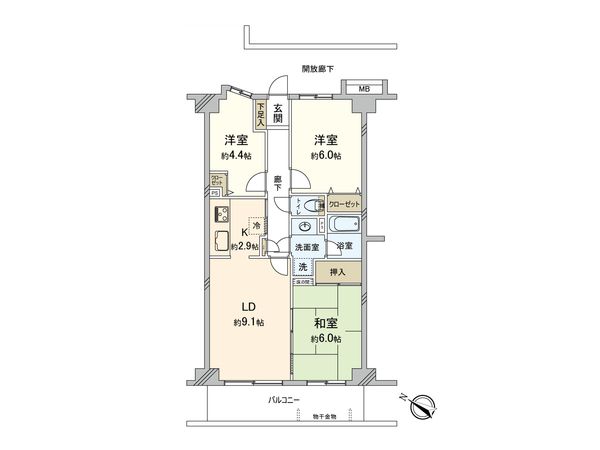 ソフィア上福岡 間取図(平面図) ソフィア上福岡 間取図(平面図)