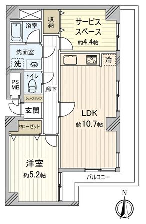 ライオンズマンション本川越第三 間取図(平面図) 間取図(平面図)