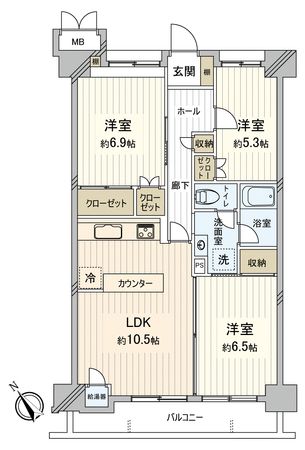 川越駅前脇田ビル 間取図(平面図) 間取図(平面図)