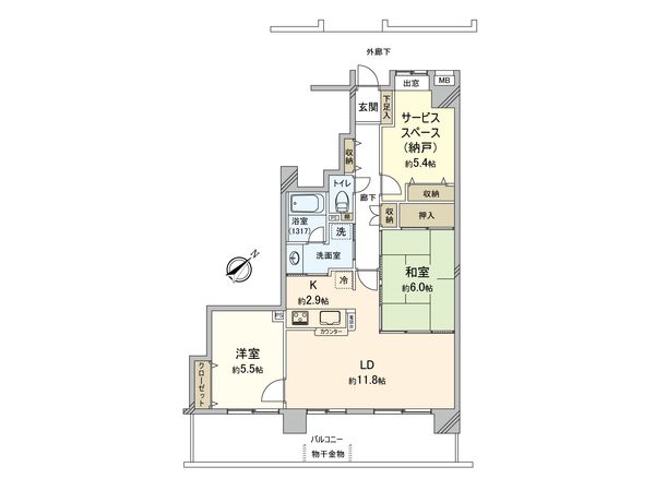 間取図(平面図)