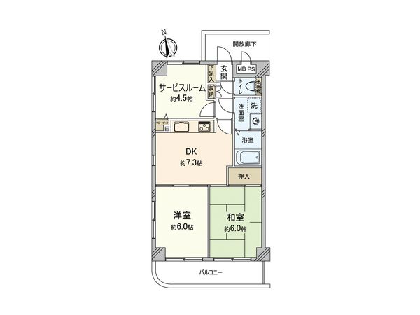 カザベーラ坂戸 間取図(平面図) カザベーラ坂戸 間取図(平面図)