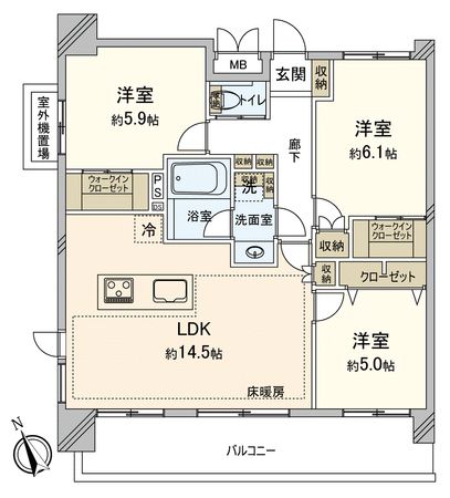 間取図(平面図)