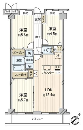 間取図(平面図)