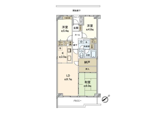 テイジン川越旭町ビューハイツ 間取図(平面図) テイジン川越旭町ビューハイツ 間取図(平面図)
