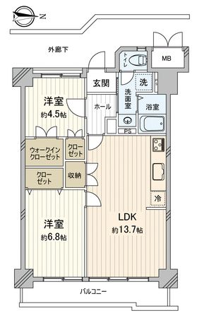 川越駅前脇田ビル 間取図(平面図) 川越駅前脇田ビル 間取図(平面図)
