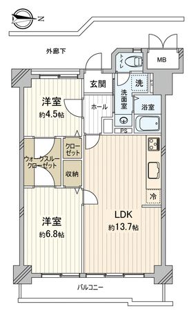川越駅前脇田ビル 間取図(平面図) 川越駅前脇田ビル 間取図(平面図)
