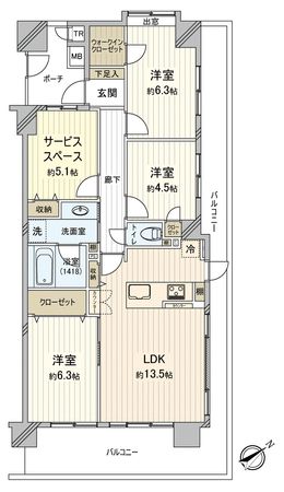 間取図(平面図)