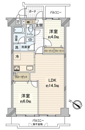 NICライブステイツ川越南大塚 間取図(平面図) 間取図(平面図)