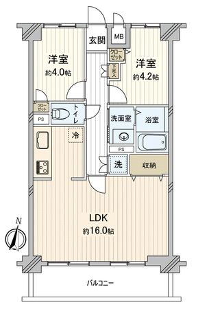 ライオンズマンション川越西 間取図(平面図)