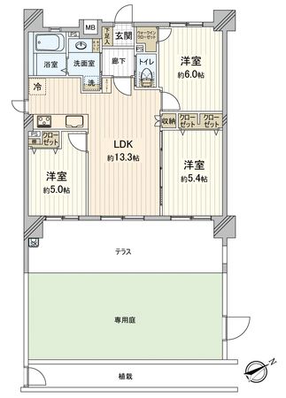 ユアコート川越アデッソ 間取図(平面図) ユアコート川越アデッソ 間取図(平面図)