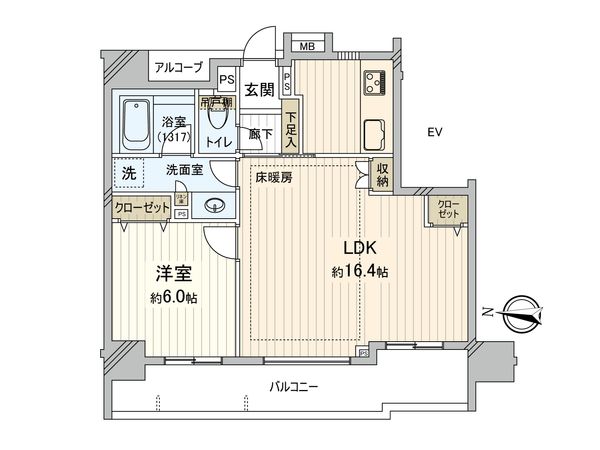 ランドシティ本川越クレア 間取図(平面図) ランドシティ本川越クレア 間取図(平面図)