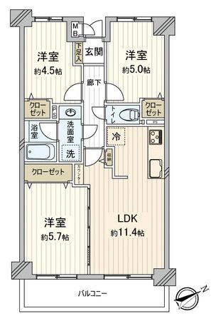 ダイアパレス坂戸 間取図(平面図) ダイアパレス坂戸 間取図(平面図)
