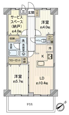 ライオンズマンション川越南台 間取図(平面図) ライオンズマンション川越南台 間取図(平面図)