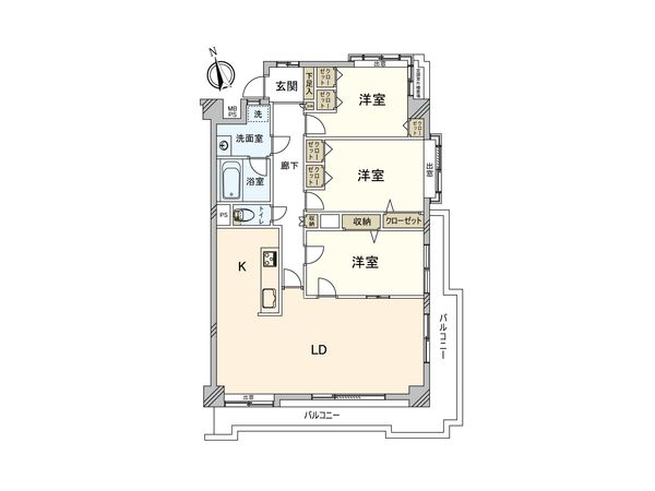 ライオンズマンション坂戸駅前 間取図(平面図) ライオンズマンション坂戸駅前 間取図(平面図)