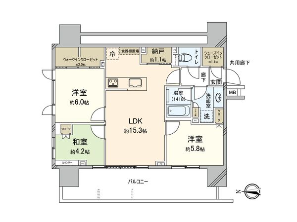 パークホームズ川越新富町アドーア 間取図(平面図) パークホームズ川越新富町アドーア 間取図(平面図)