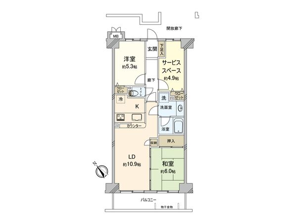 メイツ川越南大塚 間取図(平面図) メイツ川越南大塚 間取図(平面図)