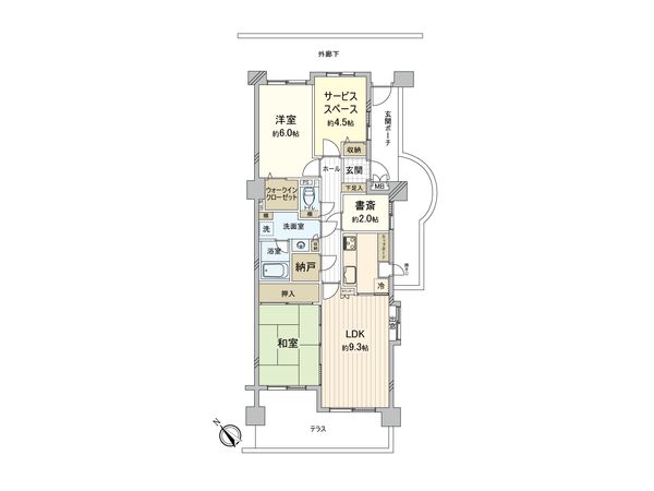アーベイン川越南大塚キッズプレース 間取図(平面図) アーベイン川越南大塚キッズプレース 間取図(平面図)